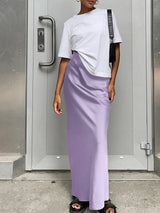 Women's High-Waist Maxi Skirt