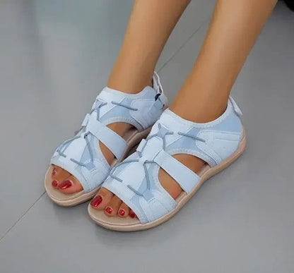 Women's Open-Toe Sandal with Wide Straps