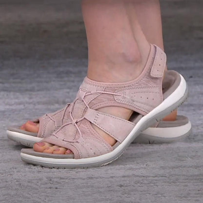Women's Open-Toe Sandal with Wide Straps