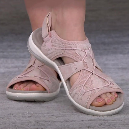 Women's Open-Toe Sandal with Wide Straps