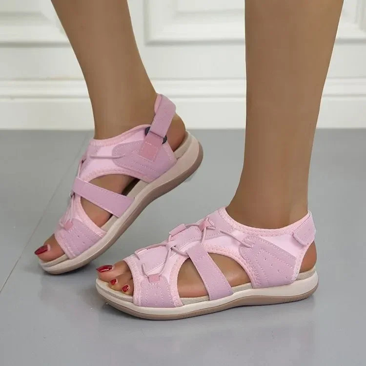 Women's Open-Toe Sandal with Wide Straps