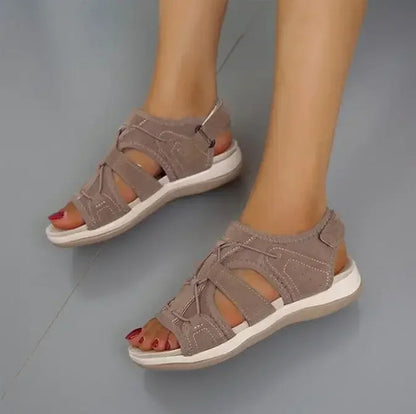 Women's Open-Toe Sandal with Wide Straps