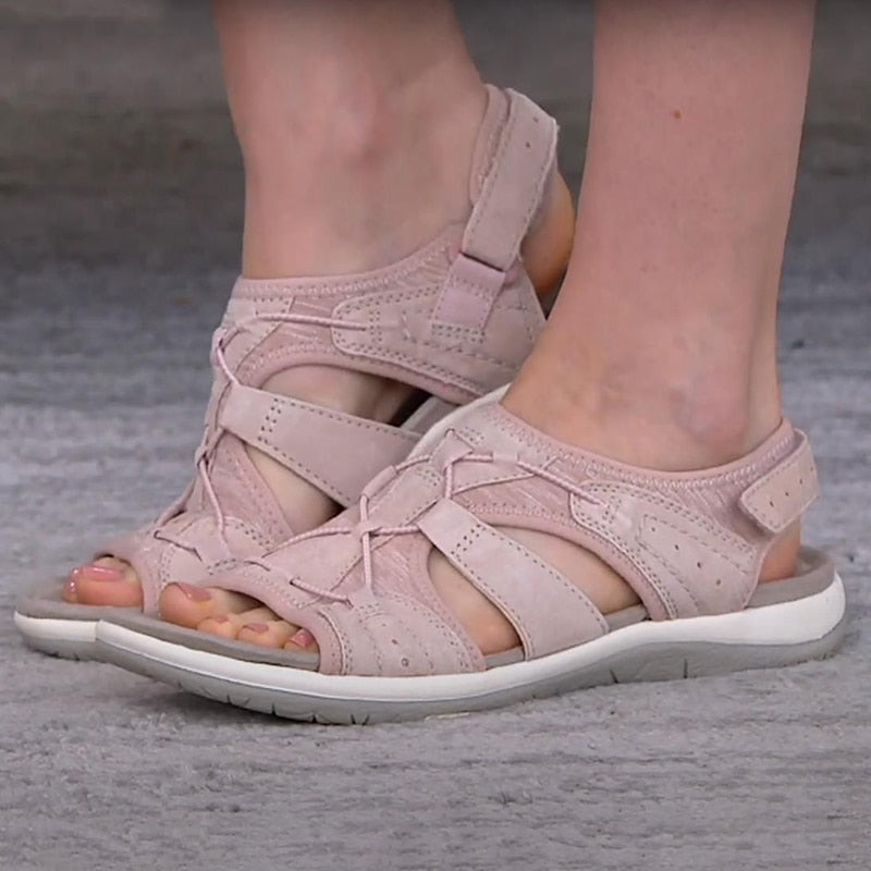 Women's Open-Toe Sandal with Wide Straps