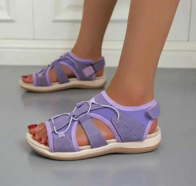 Women's Open-Toe Sandal with Wide Straps