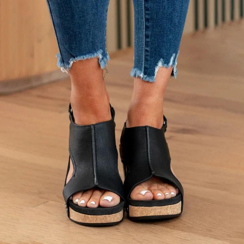 Women's Open-Toe Wedge Sandals