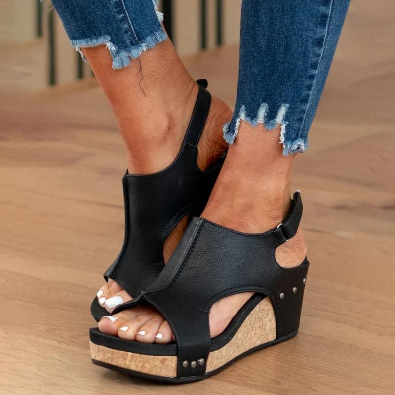 Women's Open-Toe Wedge Sandals