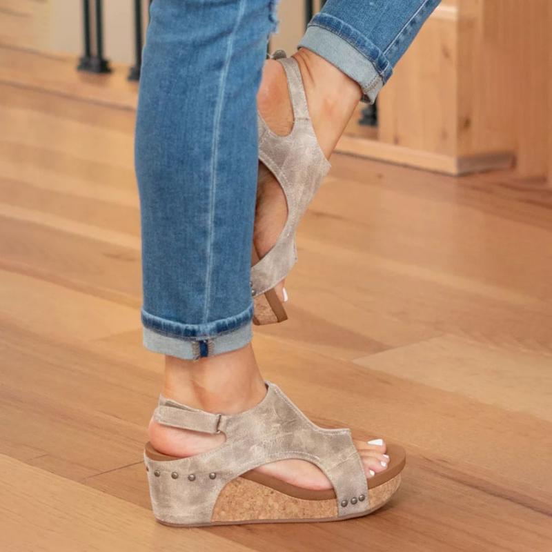 Women's Open-Toe Wedge Sandals