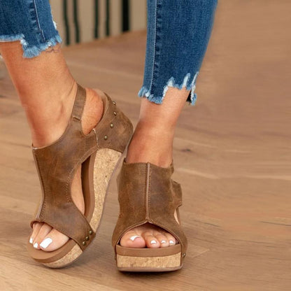 Women's Open-Toe Wedge Sandals