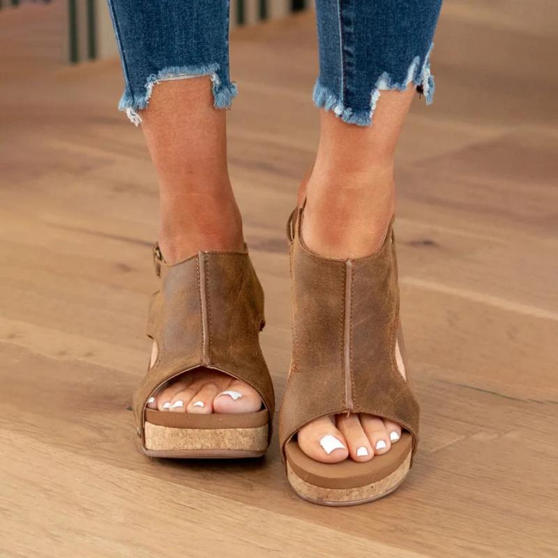 Women's Open-Toe Wedge Sandals