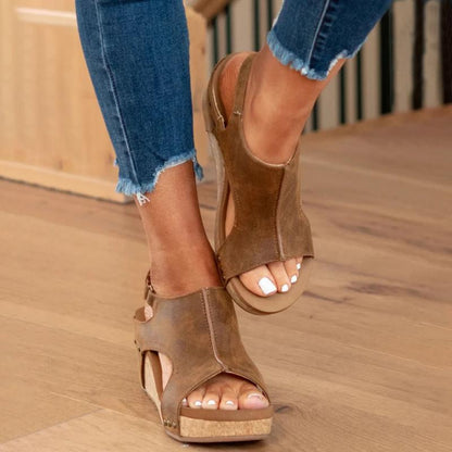Women's Open-Toe Wedge Sandals