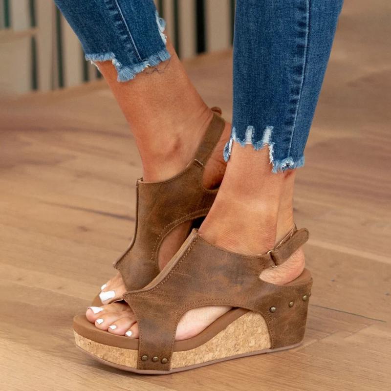 Women's Open-Toe Wedge Sandals