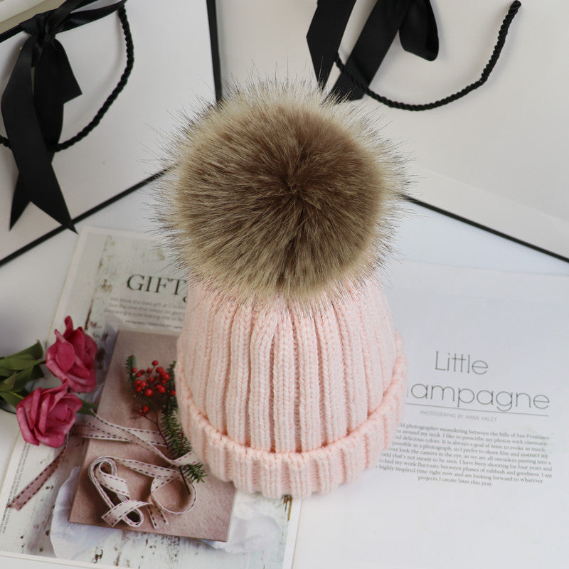 Women's Ribbed Beanie with Pom