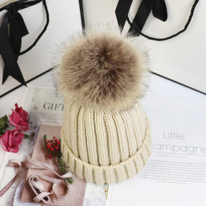 Women's Ribbed Beanie with Pom