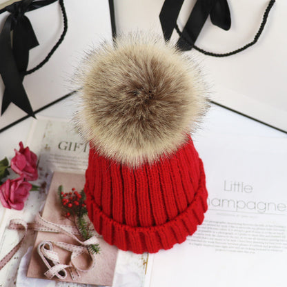 Women's Ribbed Beanie with Pom