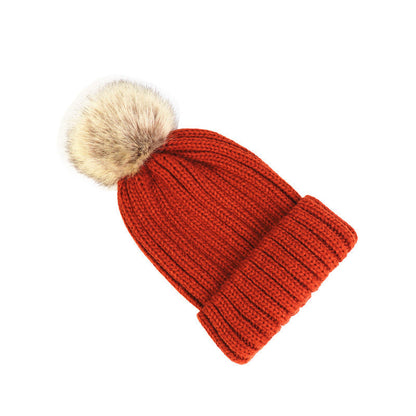 Women's Ribbed Beanie with Pom