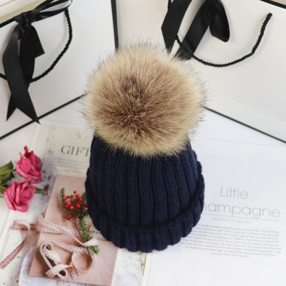 Women's Ribbed Beanie with Pom