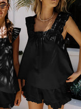 Women's Ruffled Two-Piece Set