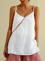 Women's V-Neck Spaghetti Strap Tank Top